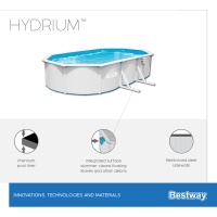Bestway 56369 BW Стальной бассейн Hydrium 610х360х120см, 19929л, песч.фил.-нас 5678л/ч, лестн, тент, подст, попл.-доз Bestway 56369 BW Стальной бассейн Hydrium 610х360х120см, 19929л, песч.фил.-нас 5678л/ч, лестн, тент, подст, попл.-доз