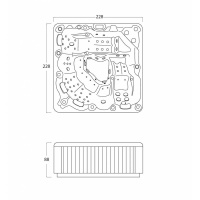 Спа бассейн Treesse Fortaleza
