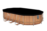 Bestway 56719 BW Каркасный бассейн Power Steel 610x366x122см "Камень" 20241л, фил.-нас. 9463л, лестн, гидромас, подсв Bestway 56719 BW Каркасный бассейн Power Steel 610x366x122см "Камень" 20241л, фил.-нас. 9463л, лестн, гидромас, подсв