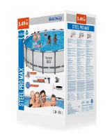 Bestway 561FJ BW Каркасный бассейн Steel Pro Max 549x132 см, 26000 л, фил.-нас. 5678 л\ч, лестн, тент Bestway 561FJ BW Каркасный бассейн Steel Pro Max 549x132 см, 26000 л, фил.-нас. 5678 л\ч, лестн, тент