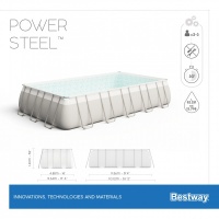 Bestway 56623 BW Каркасный бассейн Power Steel 956х488х132см, 52231л, песч.фил.-нас. 8327л/ч, лестн., тент, попл.-доз Bestway 56623 BW Каркасный бассейн Power Steel 956х488х132см, 52231л, песч.фил.-нас. 8327л/ч, лестн., тент, попл.-доз
