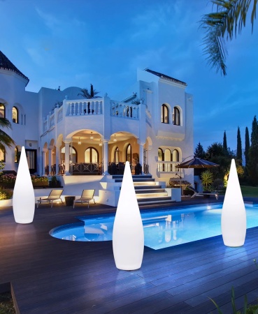 Светильник Капля 45х150 питание от 220, RGB Светильник Капля 45х150 питание от 220, RGB